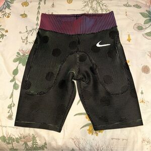 Nike x OFF-WHITE Tight Shorts Bike Shorts CU2480-010 Black/Green Women’s Size XS